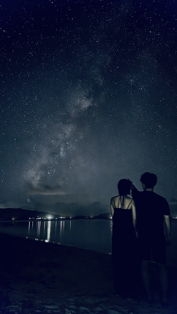 天の川をご自分のスマホで撮影!